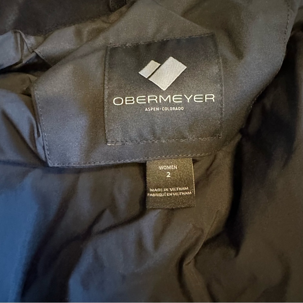 OBERMEYER Womens Black Jacket Size 2 - Picture 11 of 15